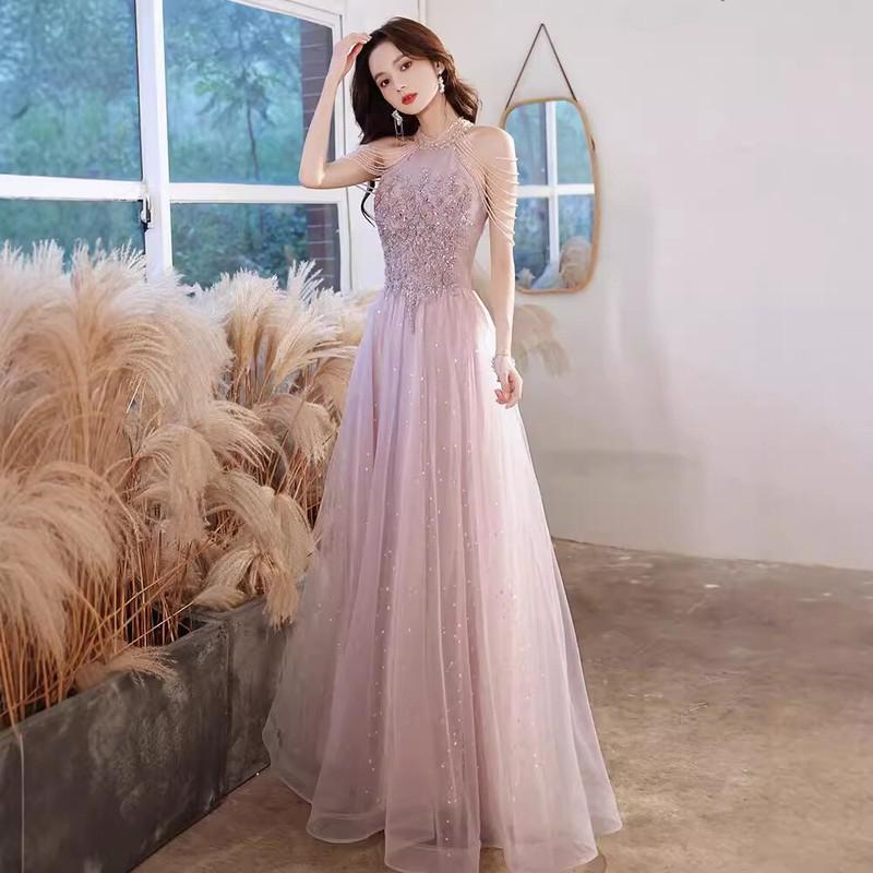Evening Long Dresses Women's 2025 Summer Spring Banquet Birthday Host Ball Gown