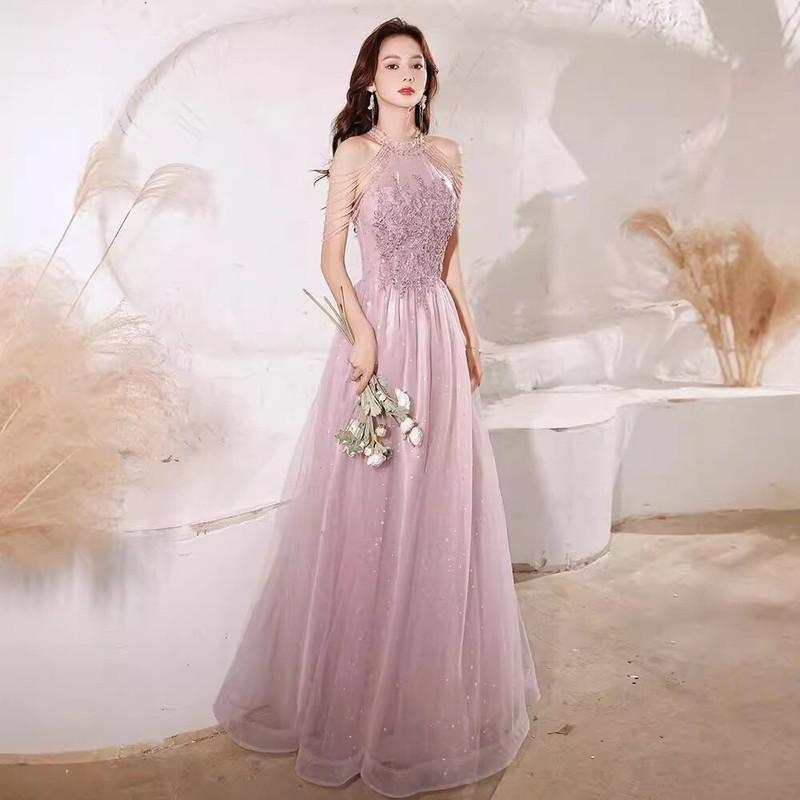 Evening Long Dresses Women's 2025 Summer Spring Banquet Birthday Host Ball Gown