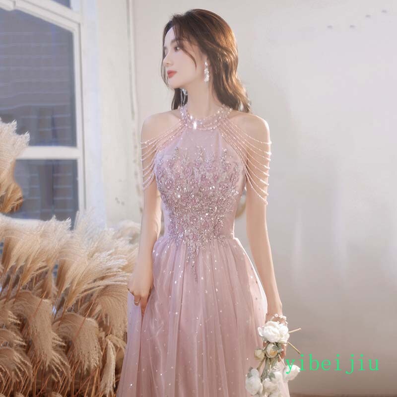 Evening Long Dresses Women's 2025 Summer Spring Banquet Birthday Host Ball Gown