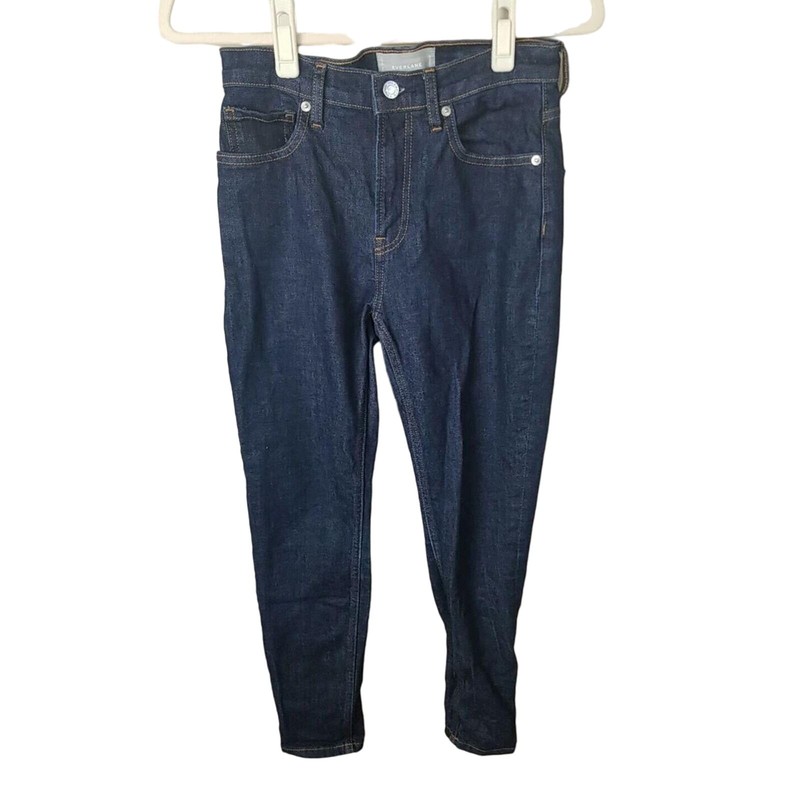 Everlane Jeans Dark Wash Jeans Womens 27 Mid Rise Jeans Denim Jeans Skinny Jeans