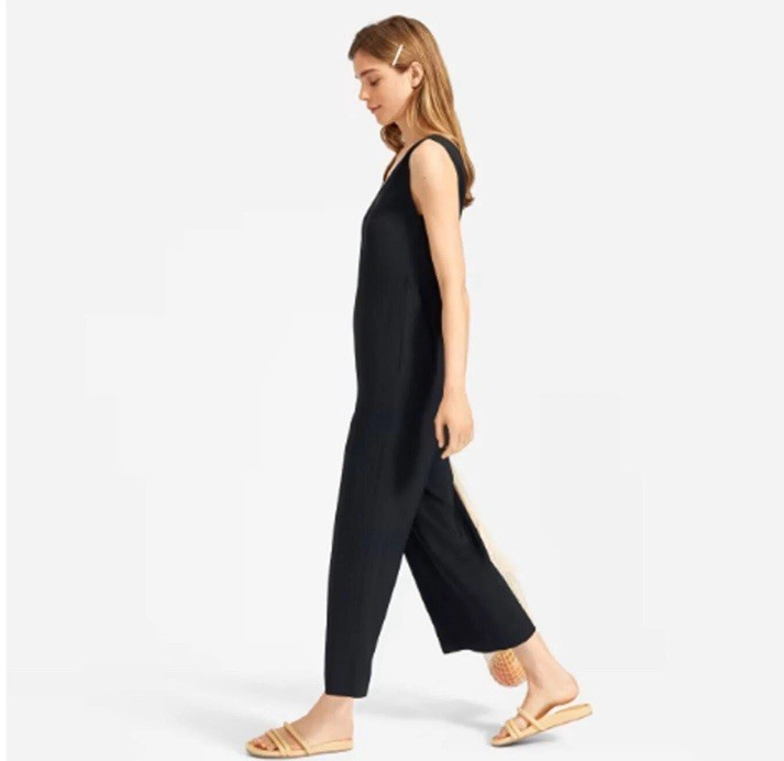 EVERLANE Sz 6 Jumpsuit Black