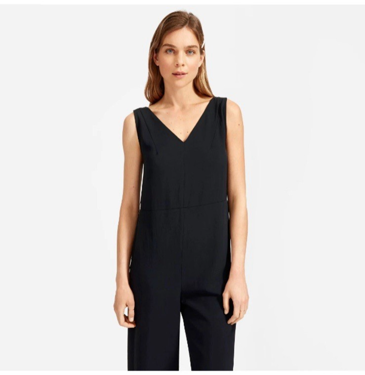 EVERLANE Sz 6 Jumpsuit Black