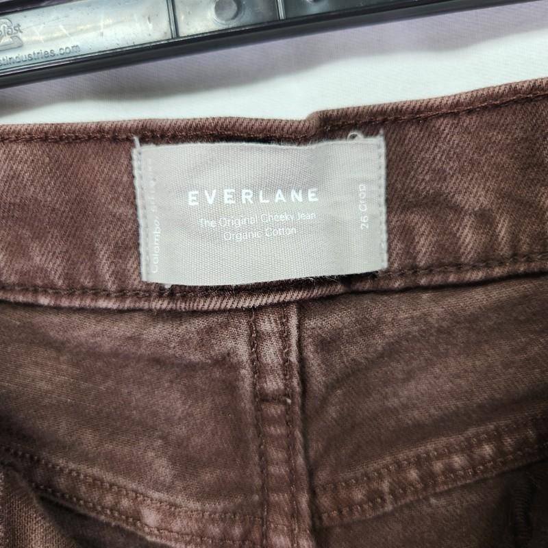 Everlane The Original Cheeky Jean Women Size 26 Crop Straight Leg High-Rise