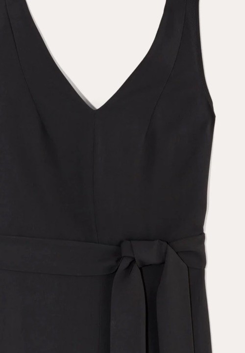 Everlane The Ultimate Jumpsuit Size 2 Black Japanese GoWeave No Belt