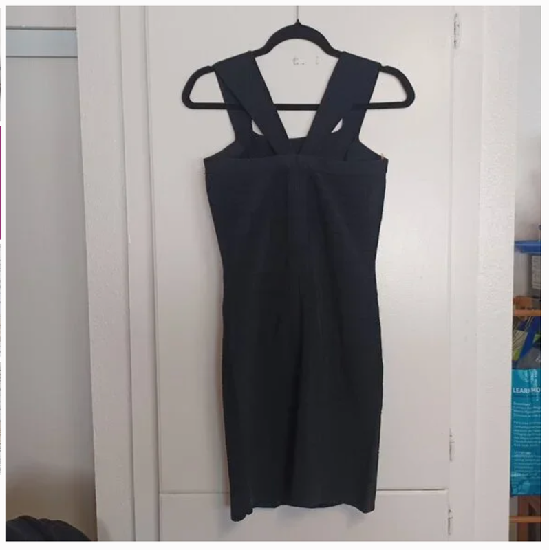 Express Little Black Dress Bandage Style Cocktail Club Party S Bodycon New Years