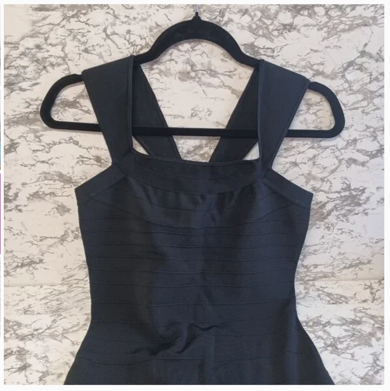 Express Little Black Dress Bandage Style Cocktail Club Party S Bodycon New Years