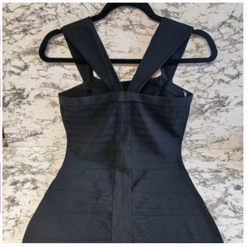 Express Little Black Dress Bandage Style Cocktail Club Party S Bodycon New Years