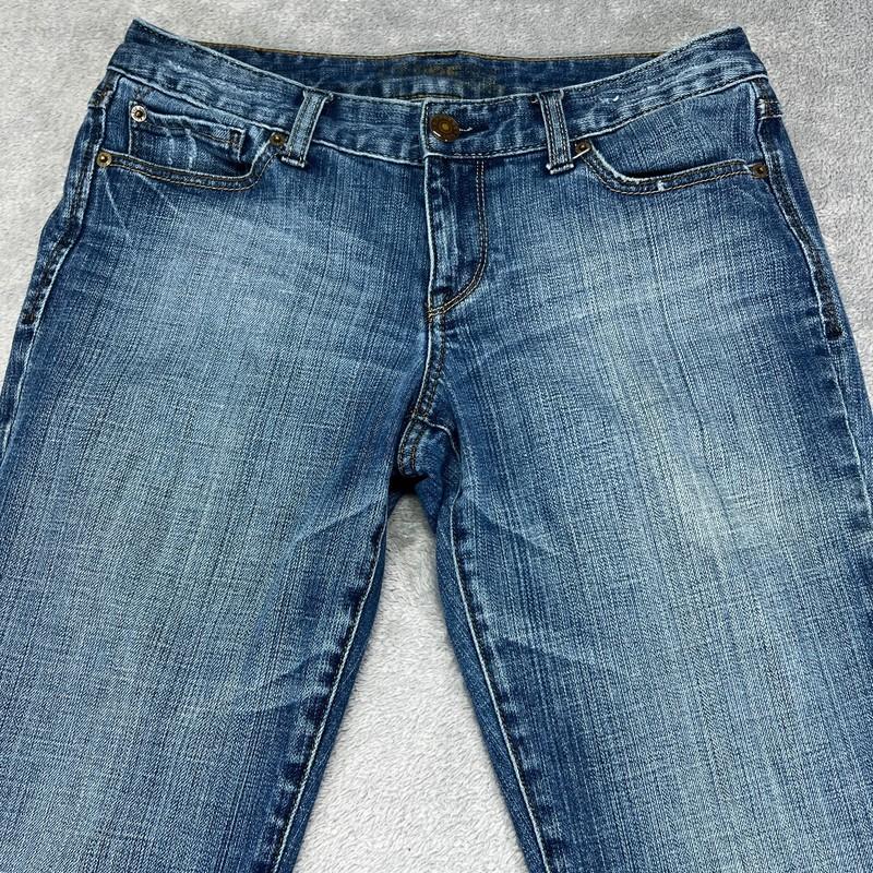 Express Stella Women’s Jeans 6L Low Rise Bootcut Medium Wash Stretch Denim Y2K