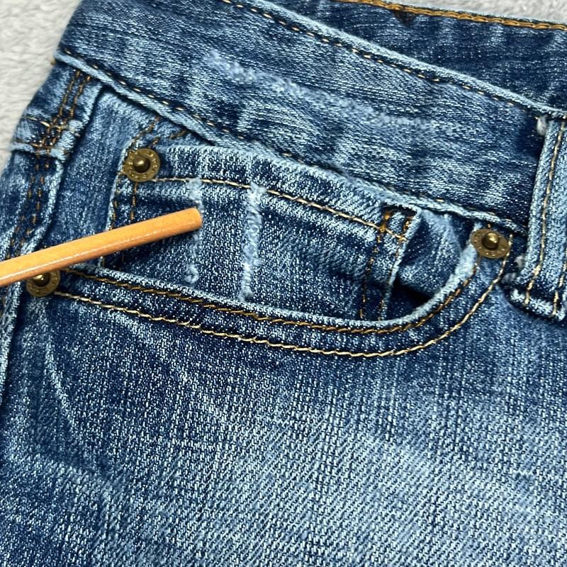 Express Stella Women’s Jeans 6L Low Rise Bootcut Medium Wash Stretch Denim Y2K
