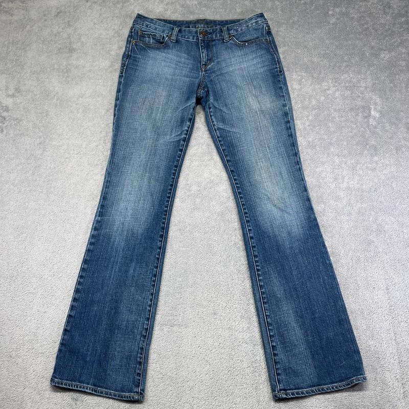 Express Stella Women’s Jeans 6L Low Rise Bootcut Medium Wash Stretch Denim Y2K