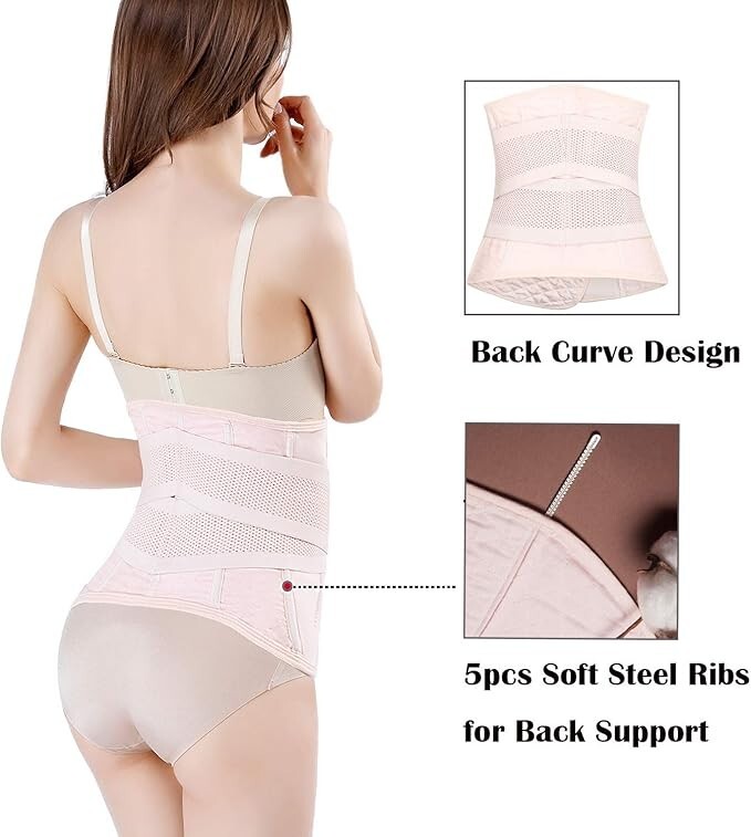 Faja Reductora Para Despues Del Parto Adelgazar La Barriga Postparto Belly Wrap