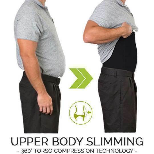 FAJAS HOMBRES FAJA REDUCTORA DE HOMBRE MEN BODY SHAPER TOP ABDOMEN CONTROL TOP