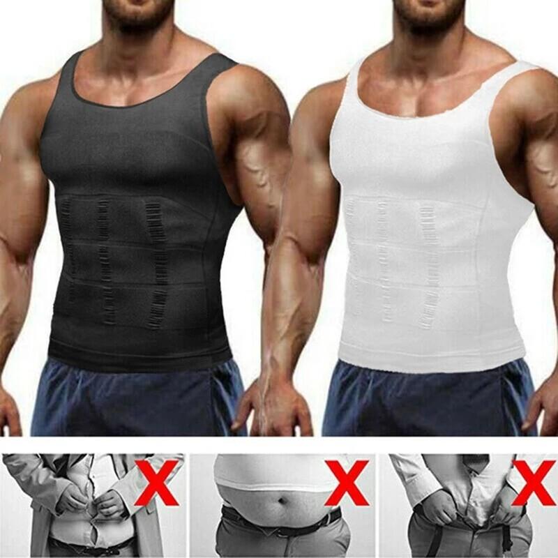 FAJAS PARA HOMBRES FAJA REDUCTORA DE HOMBRE MEN SHAPERWEAR ABDOMEN CONTROL SHIRT
