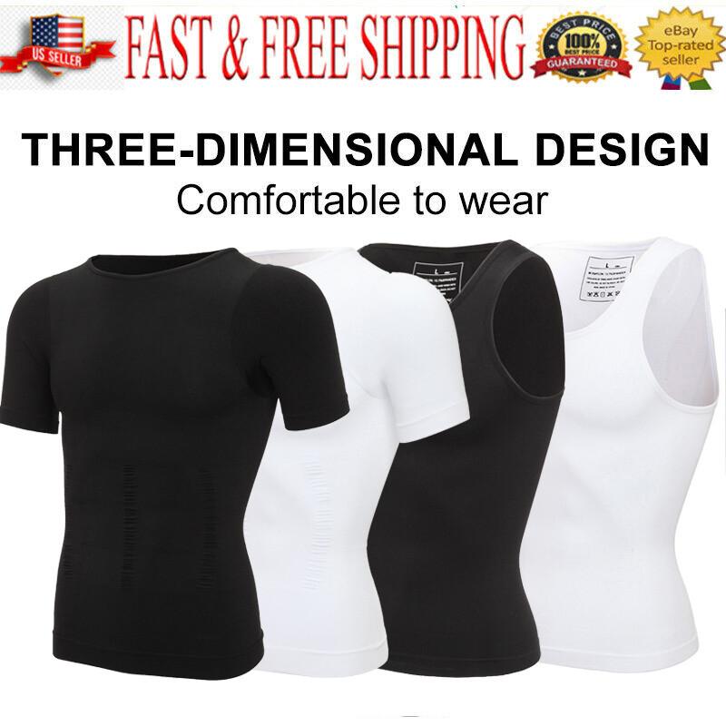 FAJAS PARA HOMBRES FAJA REDUCTORA DE HOMBRE MEN SHAPER ABDOMEN SLIM FIT TANK TOP
