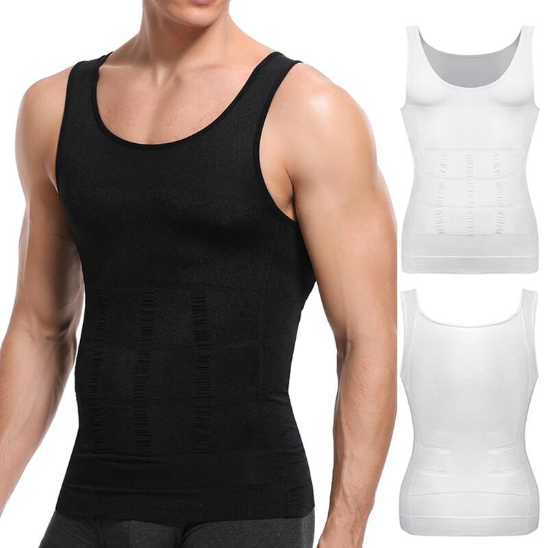 FAJAS PARA HOMBRES FAJA REDUCTORA DE HOMBRE MEN SHAPERWEAR ABDOMEN CONTROL SHIRT