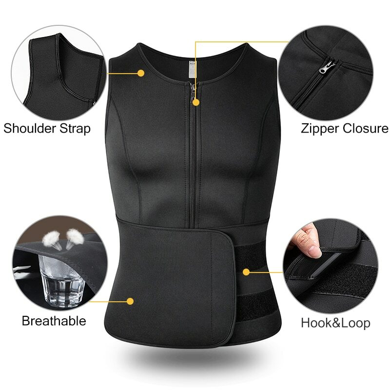 Fajas Reductoras Abdomen Compression Vest Shirt Corset Girdle Body Shaper Top