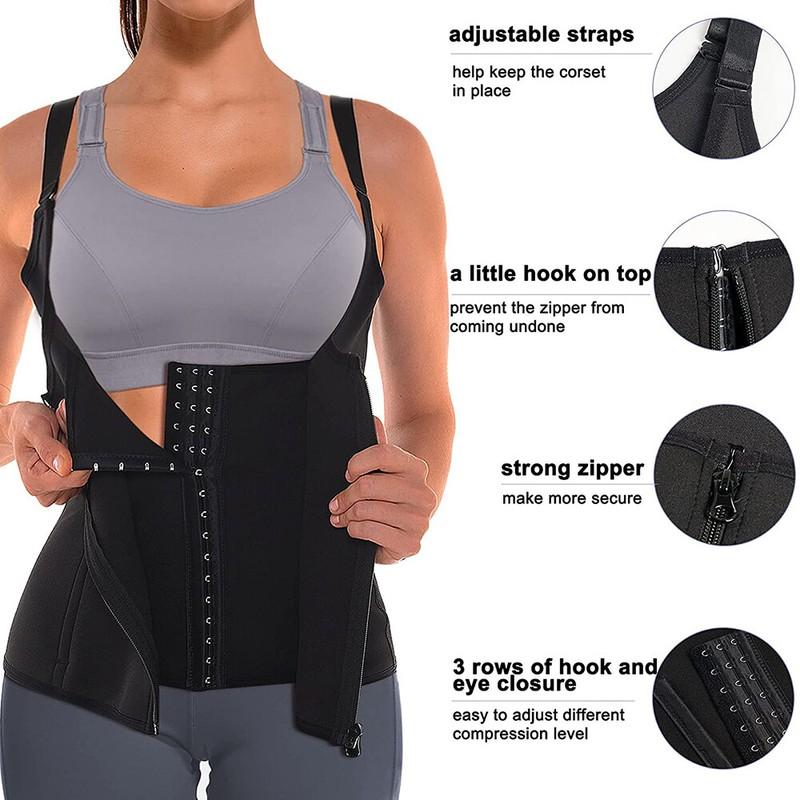 FAJAS REDUCTORAS COLOMBIAN WAIST TRAINER BODY SHAPER SLIMMING VEST CORSET GIRDLE