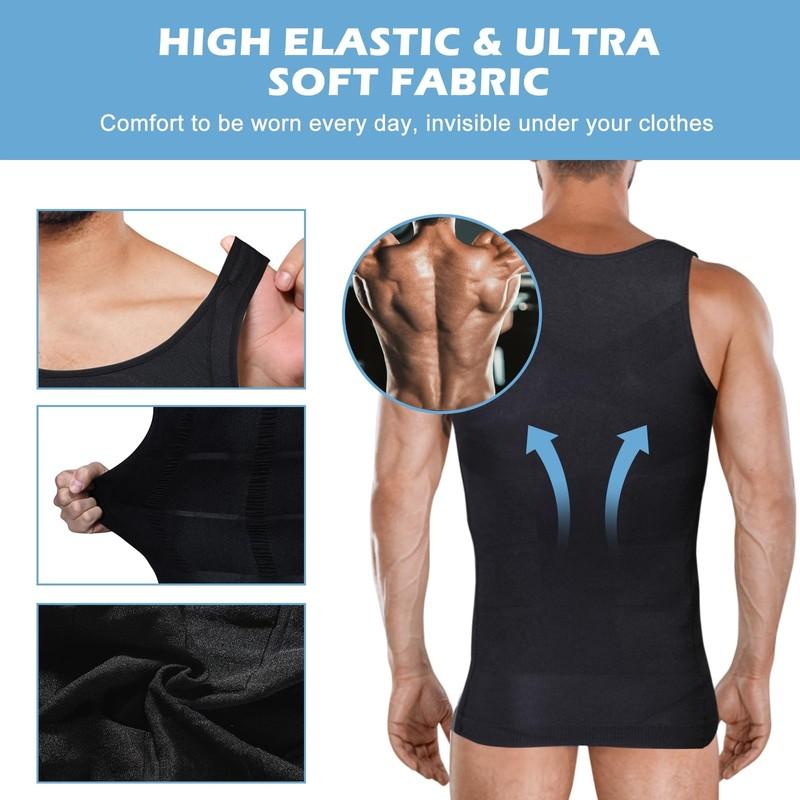 Fajas Reductoras Para Hombres Faja De Hombre Compresión Camiseta Men Tank Tops