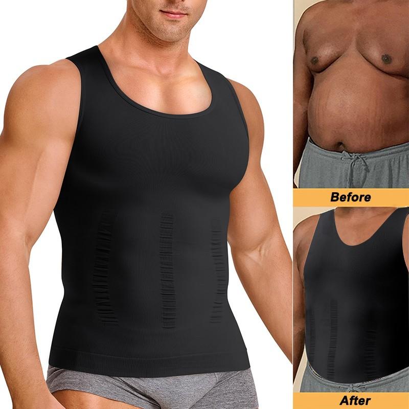 Fajas Reductoras Para Hombres Faja De Hombre Compresión Camiseta Men Tank Tops