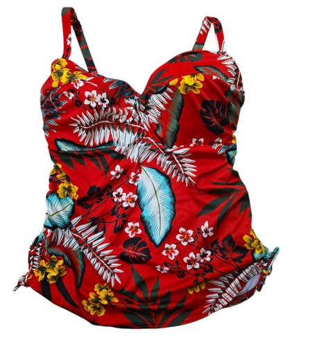 Fantasie LOLLIPOP Vilamoura Twist Front Tankini Swim Top US 34K UK 34H