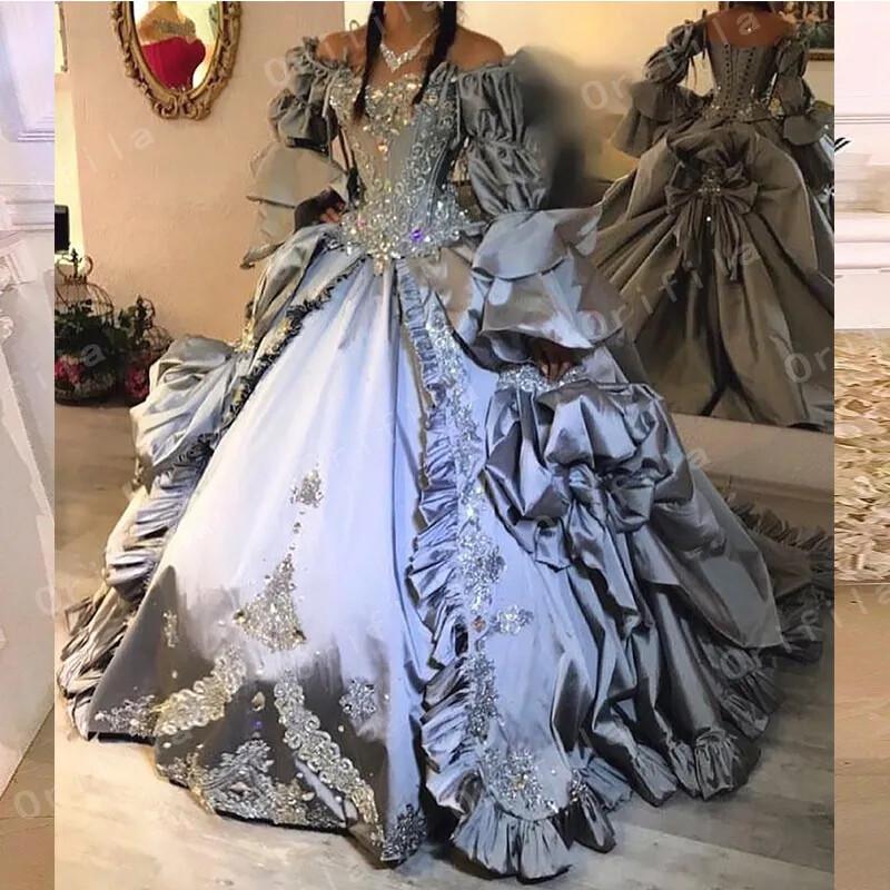 Fantasy Princess Gothic Quinceanera Dresses Lace Prom Party Gown vestidos de