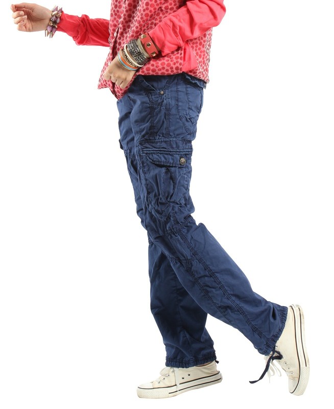 FASHIO Women’s 100% Cotton Tactical Pant Camping Hiking Army Cargo Combat