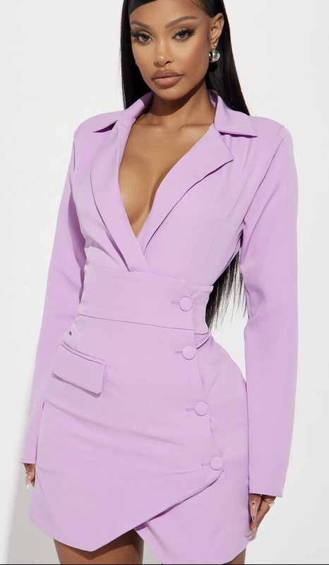 fashion nova Lola Blazer Dress XS
