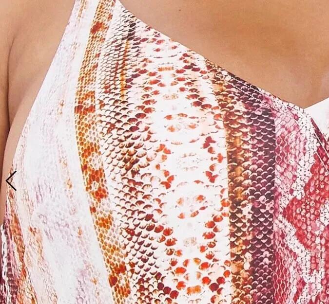 Figleaves Zagora Swimsuit Snake Print Multicolour 755374