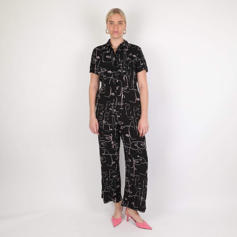 Finery Black Jumpsuit UK Size 14