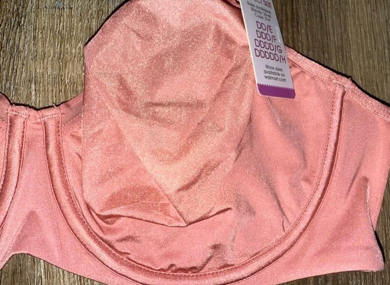 Fit For Me ~ Women's Unlined Underwire Bra Full Figure Desert Dusty Pink ~ 42G
