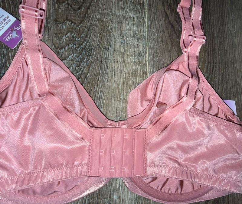 Fit For Me ~ Women's Unlined Underwire Bra Full Figure Desert Dusty Pink ~ 42G
