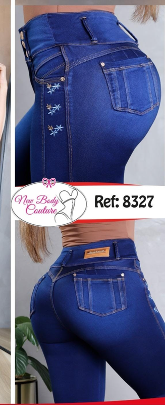Flared Jeans Bon Bon Up Levanta Cola Colombianos Butt Lifter High Waist 8327