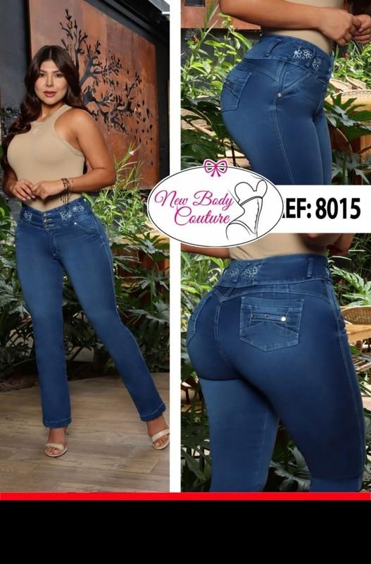Flared Jeans Bon Bon Up Levanta cola colombianos butt lifter high waist 8015
