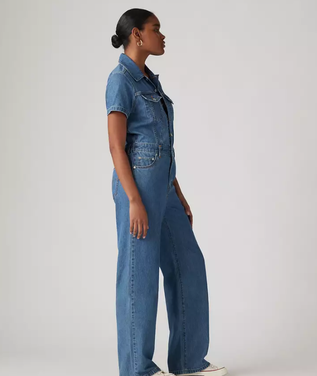 FLASH SALE LEVI'S Type Iii Jumpsuit Blue Joke - Medium Wash