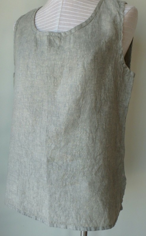 FLAX Designs Linen Tank 1G & 2G NWT Sunny Tank GREEN TEA