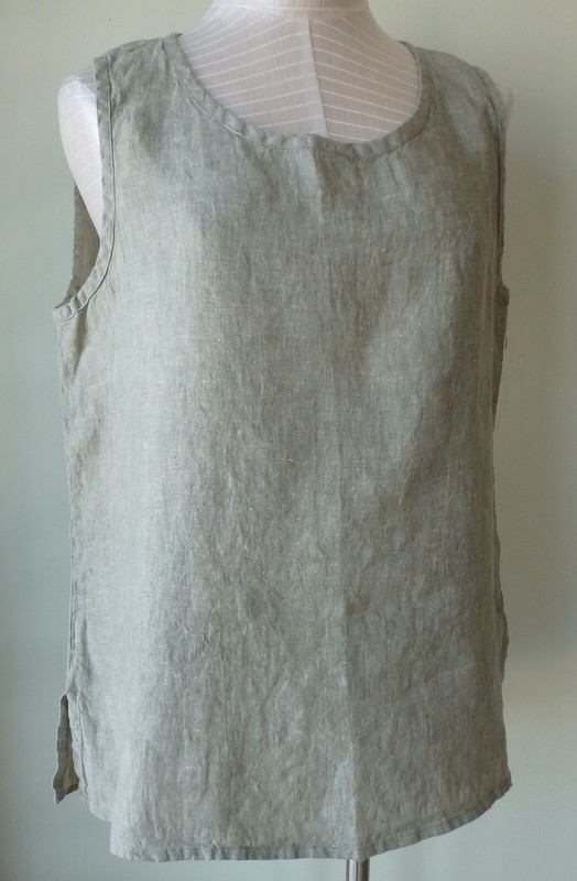 FLAX Designs Linen Tank 1G & 2G NWT Sunny Tank GREEN TEA
