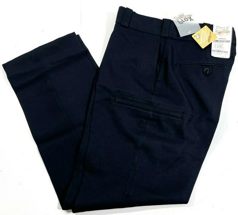 Flying Cross 47280W Womens Serge Weave Wool Blend Pants LAPD Navy 18x29
