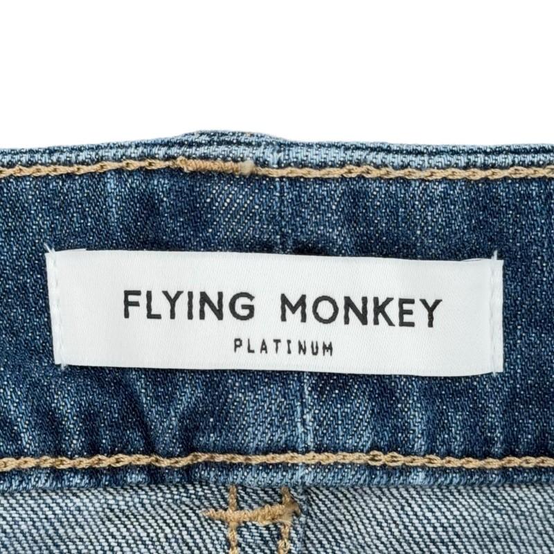 Flying Monkey Platinum Santa Monica Womens Jeans Size 18W Distressed Denim