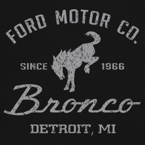 Ford Motor Co Bronco Detroit MI Women's Tank Top Retro Truck Since 1966 4x4