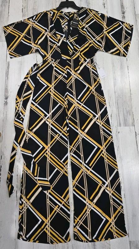 Forever 21 Kimono Sleeves V-neck Pants Romper Sz M NWT