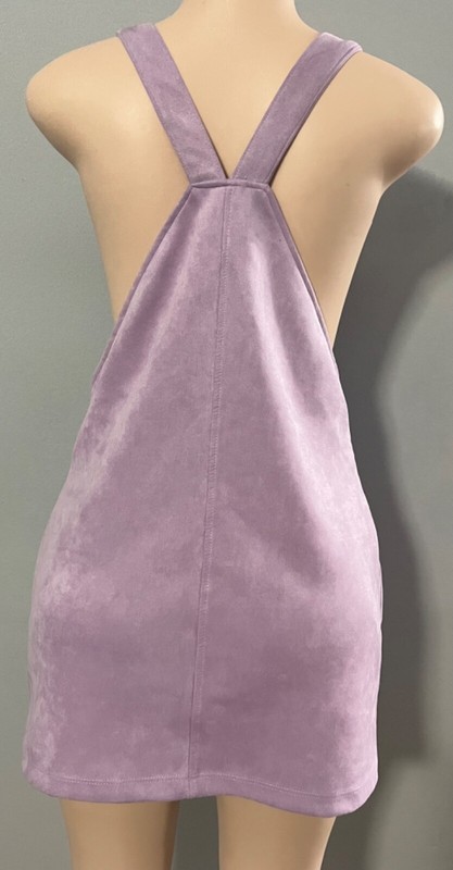 Forever 21 Light Purple/Lavender Suede/Velvet Jumper Women’s Size Medium