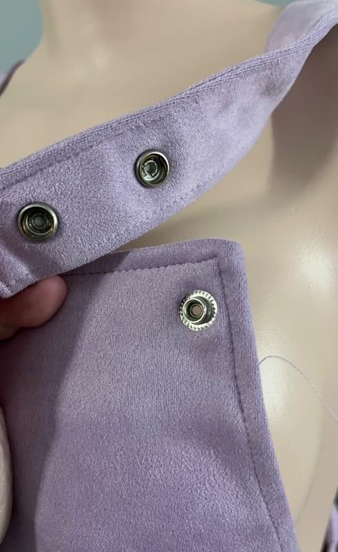 Forever 21 Light Purple/Lavender Suede/Velvet Jumper Women’s Size Medium
