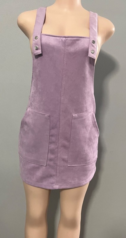 Forever 21 Light Purple/Lavender Suede/Velvet Jumper Women’s Size Medium