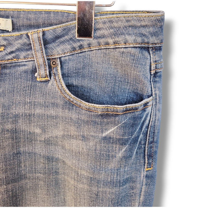 Forever Twenty One Women's Blue Medium Wash Skinny Jeans - Size 28