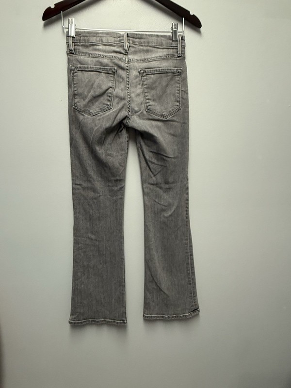 Frame Denim Le Crop Mini Boot Jeans Army Green Women’s Size 25 LCMB134