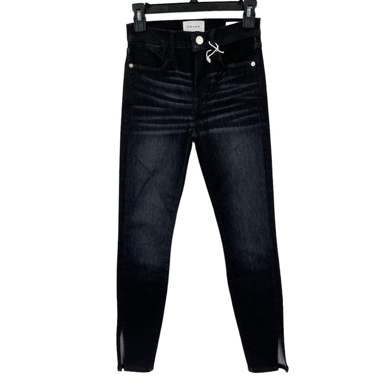 Frame Jeans Le High waisted skinny black size 24