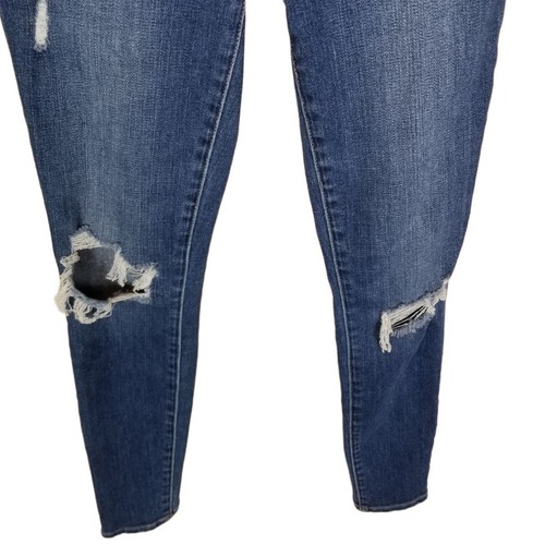 FRAME Jeans Skinny Jeans Distressed Jeans Women 26 Blue Dark Wash Jeans Womens