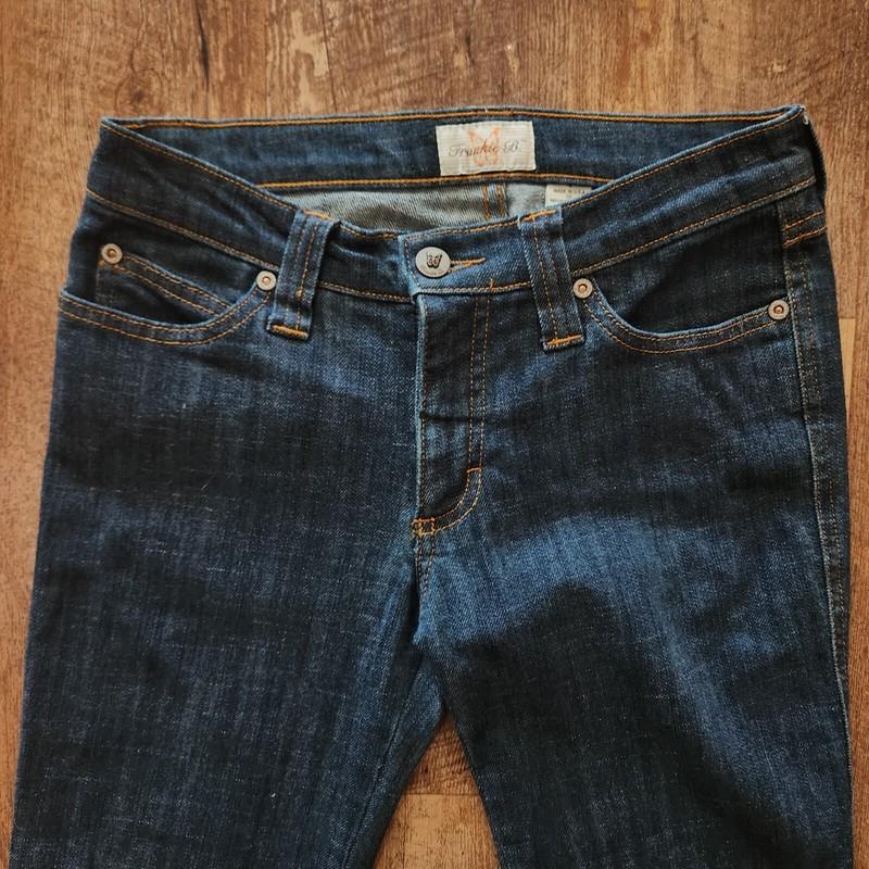 Frankie B Flare Y2K Jeans Size 4 (27x30) Made In USA 19D208