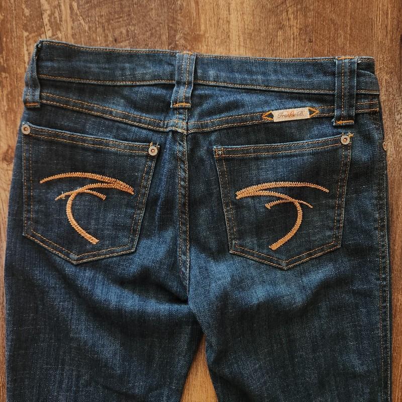 Frankie B Flare Y2K Jeans Size 4 (27x30) Made In USA 19D208
