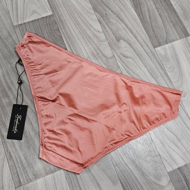 Frederick's Of Hollywood Lexi Hipster Silky Satin Panties Brick Dust Size XL